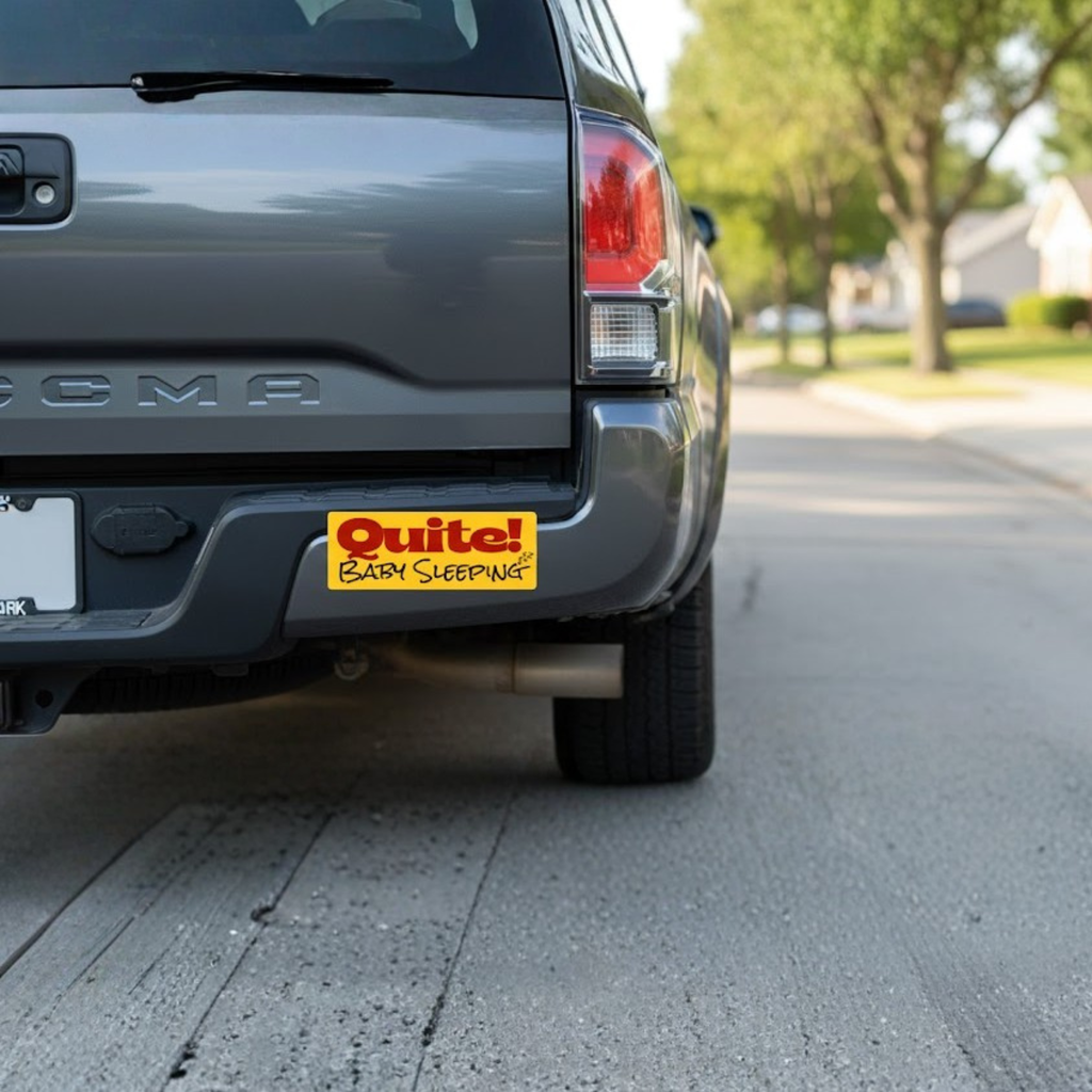 Quite! Baby is Sleeping Bumper Stickers