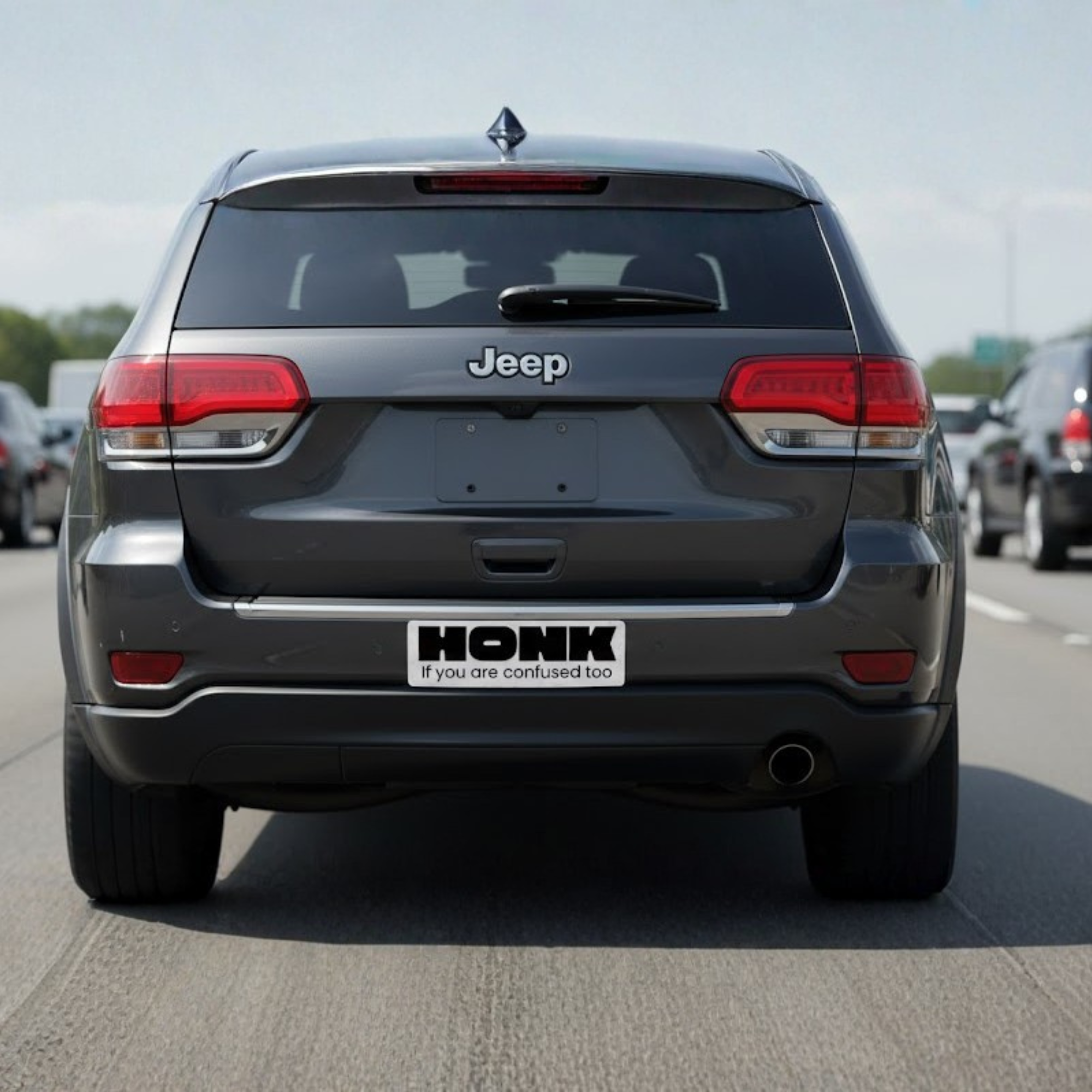 Honk If You Are Confused Too — Bumper Sticker