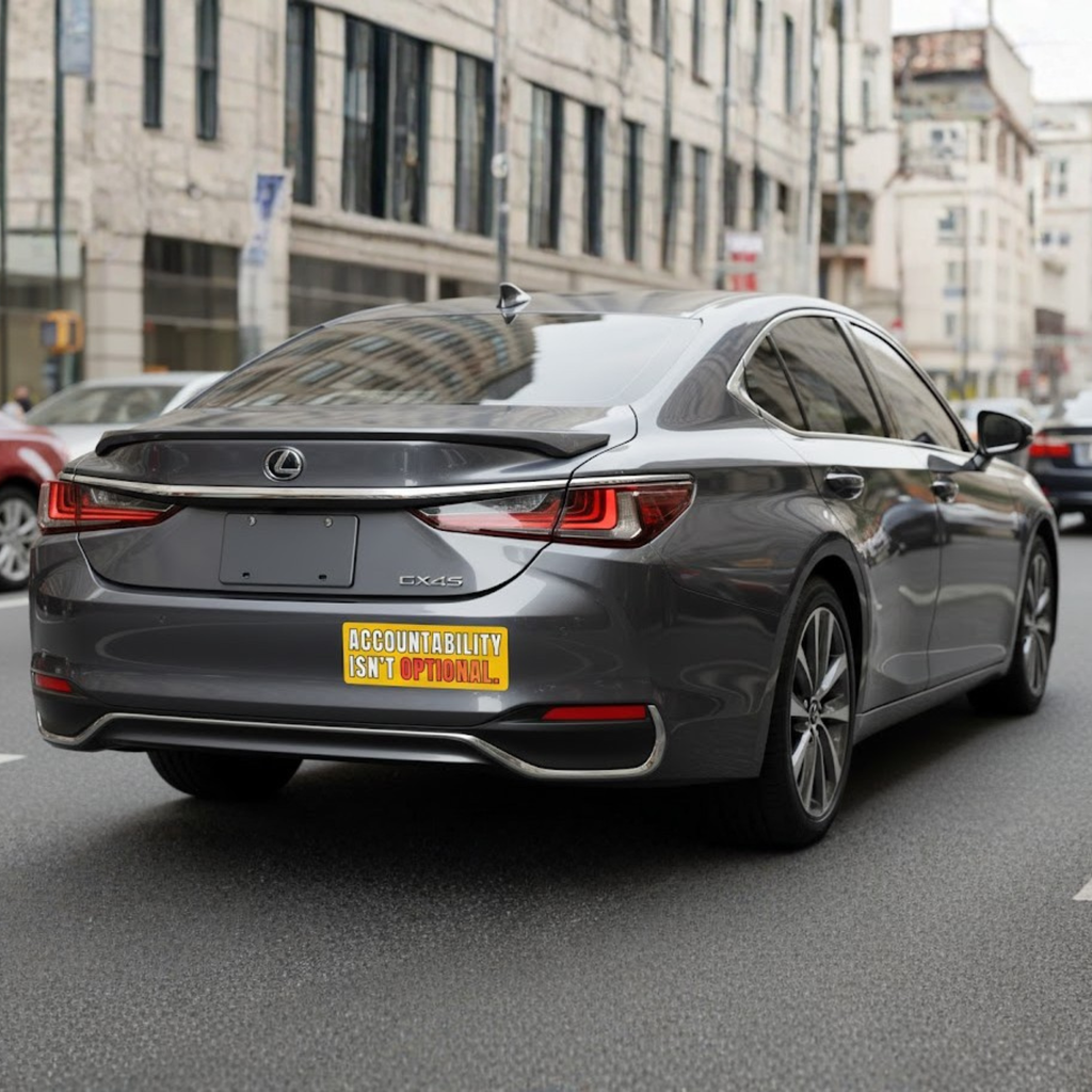 Accountability Isn't Optional Bumper Sticker