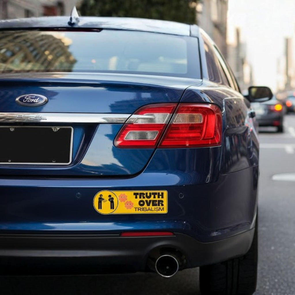 Truth Over Tribalism Bumper Sticker